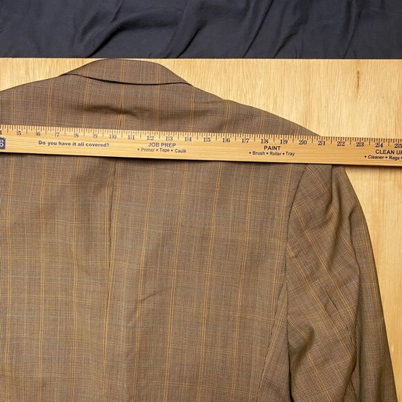 Luciano Carreli Plaid Super 150’s Wool Sport Coat Blazer 50L - Picture 15 of 15